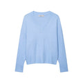 Soft touch V-neck knitted sweater for women