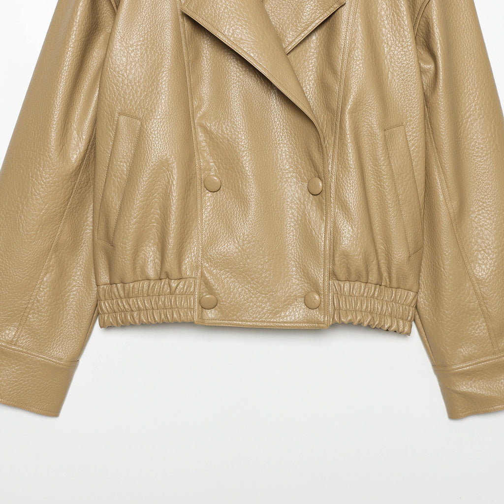 Long sleeved lapel jacket