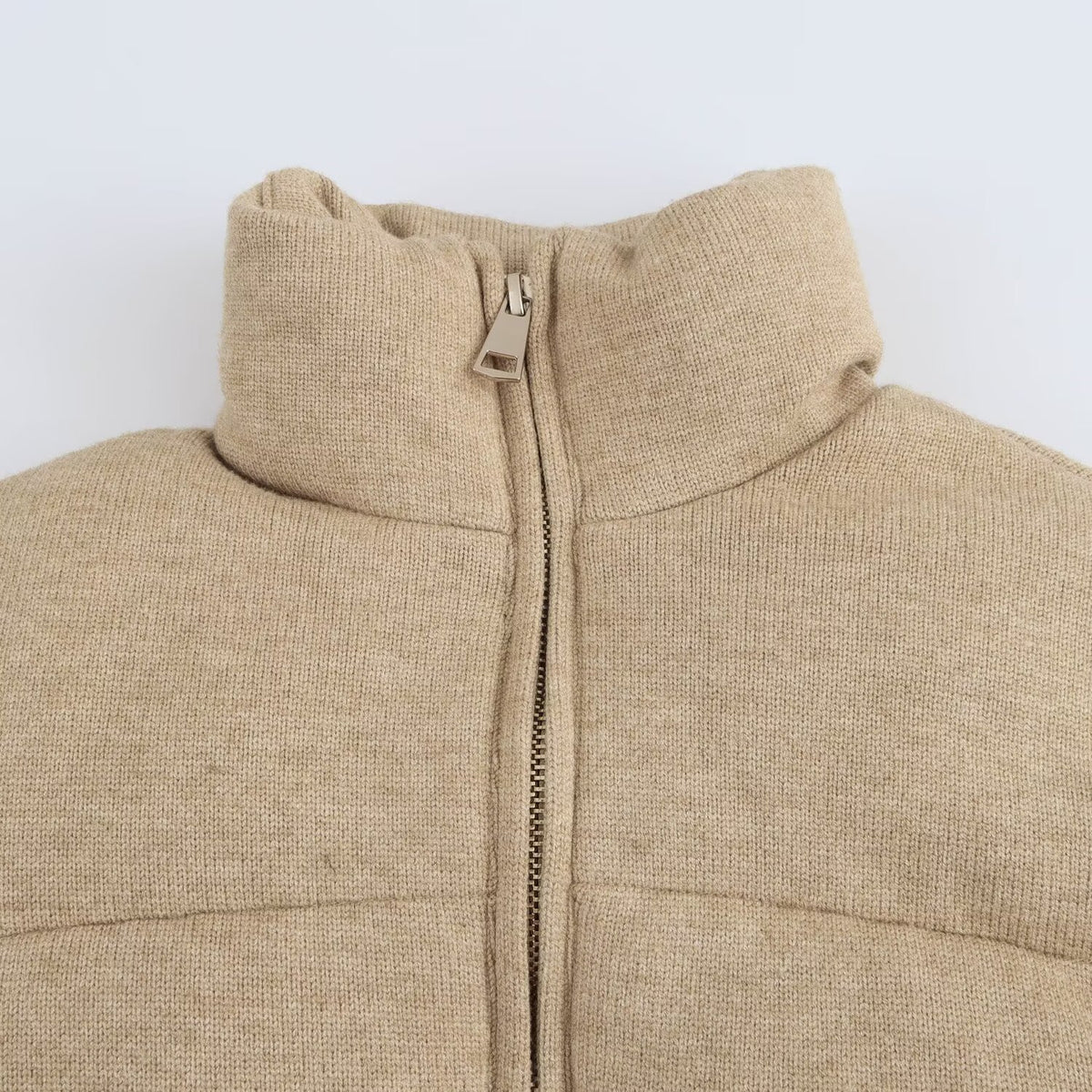 Knitted cotton jacket versatile jacket