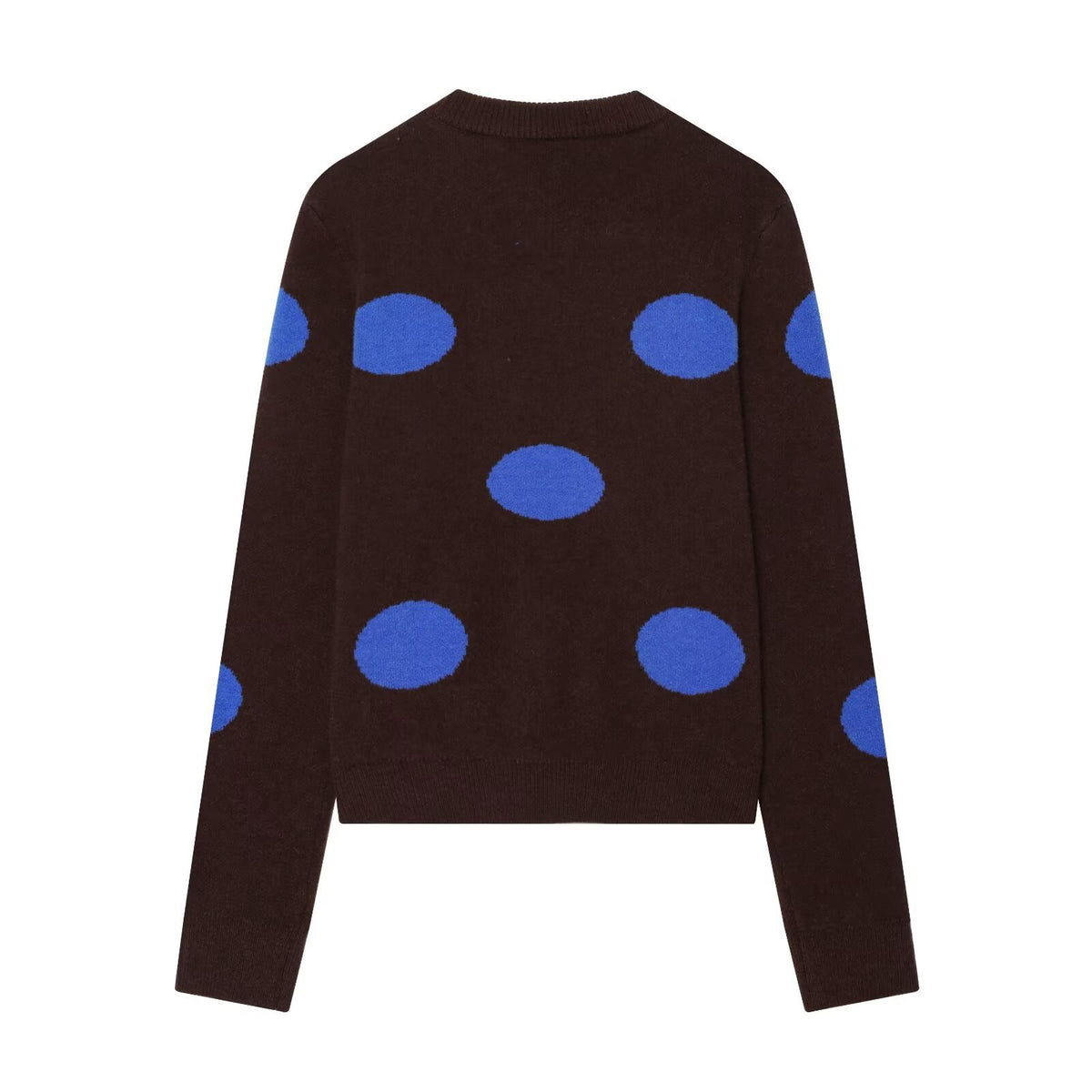 Polka dot pullover sweater
