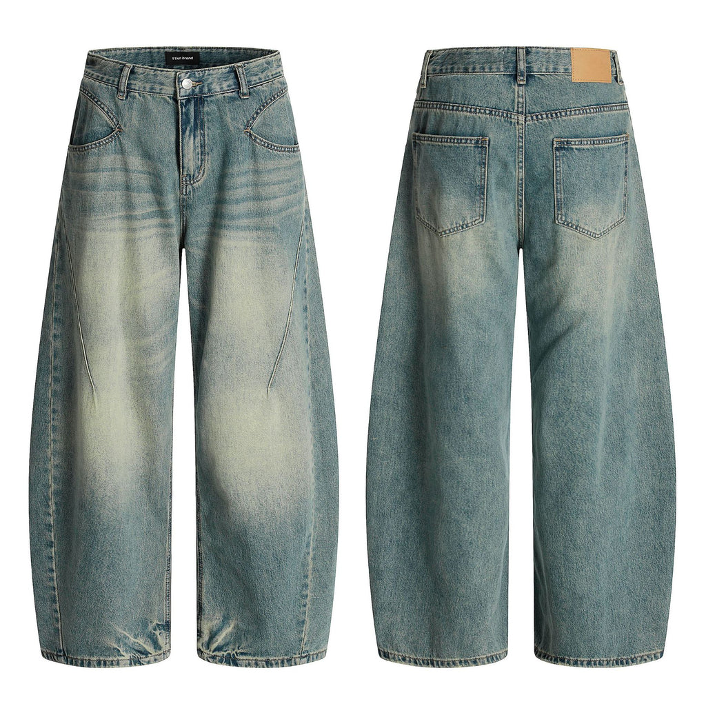 Jeans for Men and Women Loose Fit Casual Wide Leg Pants