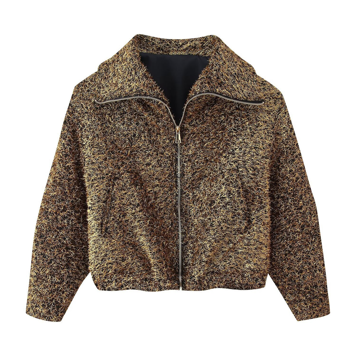 Metal wire long sleeved pilot jacket jacket