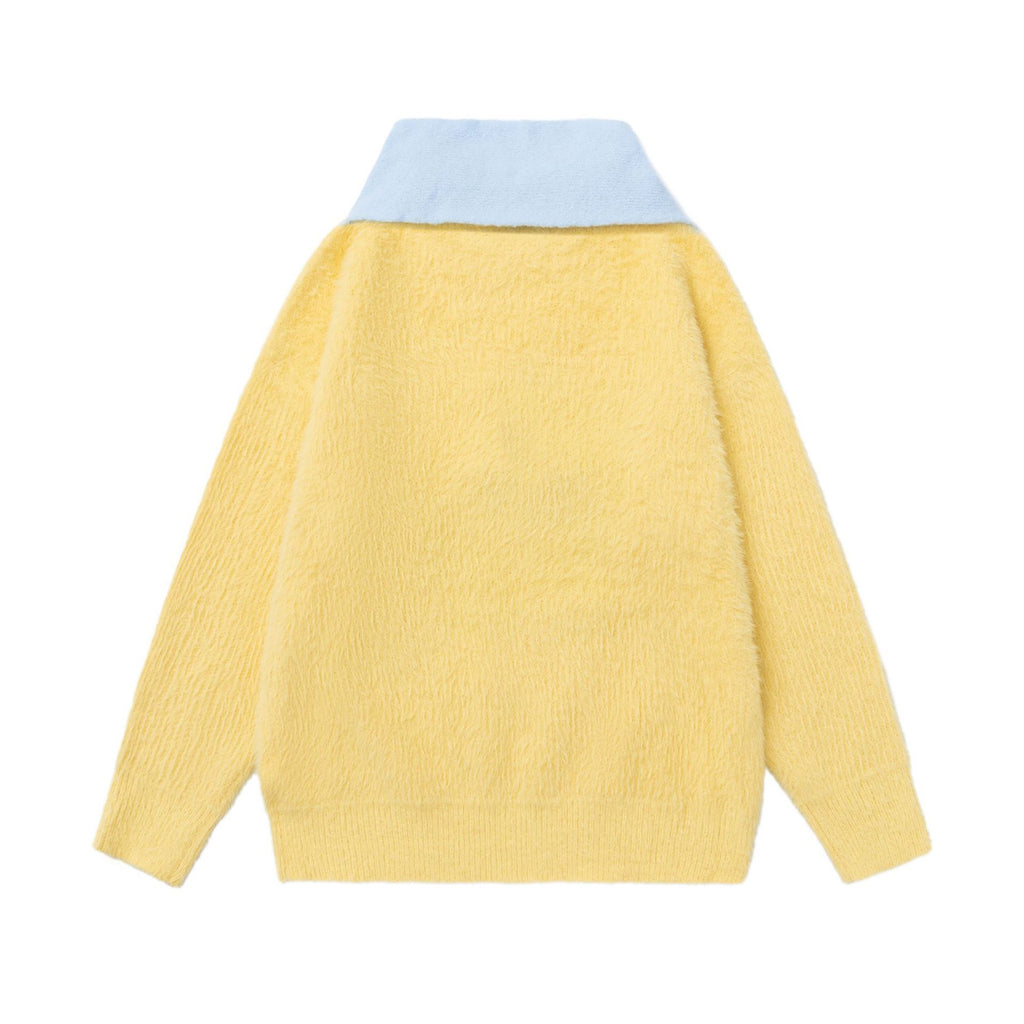Cartoon Dog Scarf Sweater
