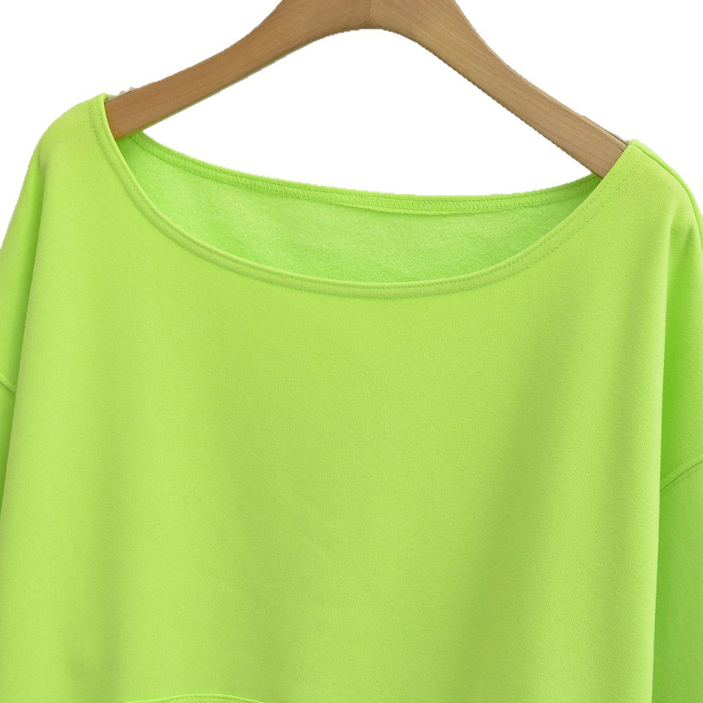Casual Long Sleeve Off-Shoulder Sweatshirt
