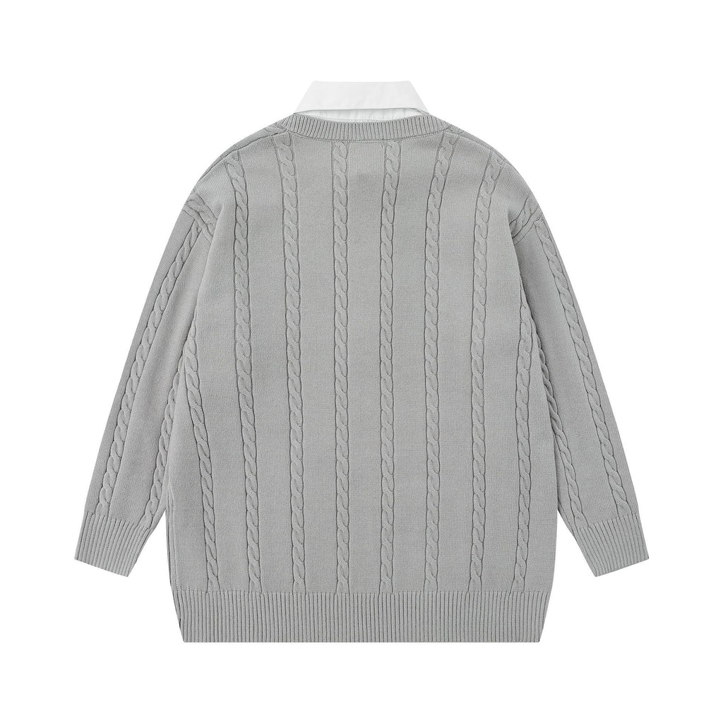 Pattern Fried Dough Twists texture sweater