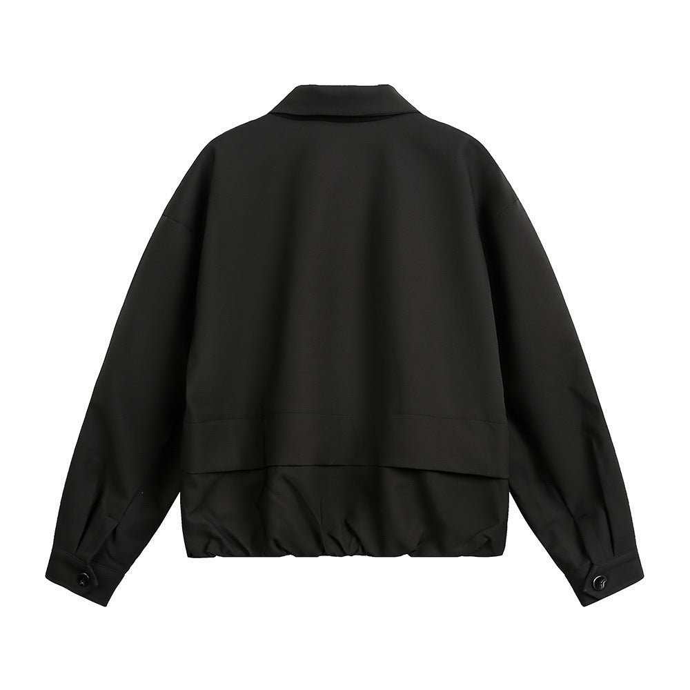 Deconstructing the collar short jacket