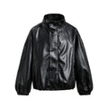 Bright PU leather jacket jacket