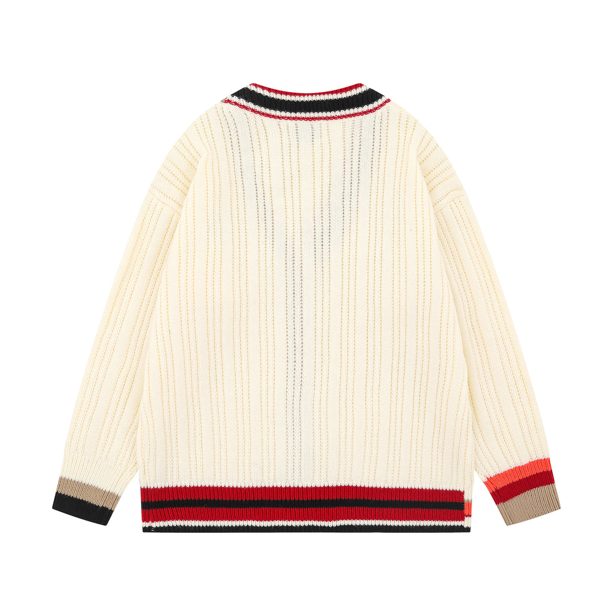 Minimally contrasting cardigan jacket