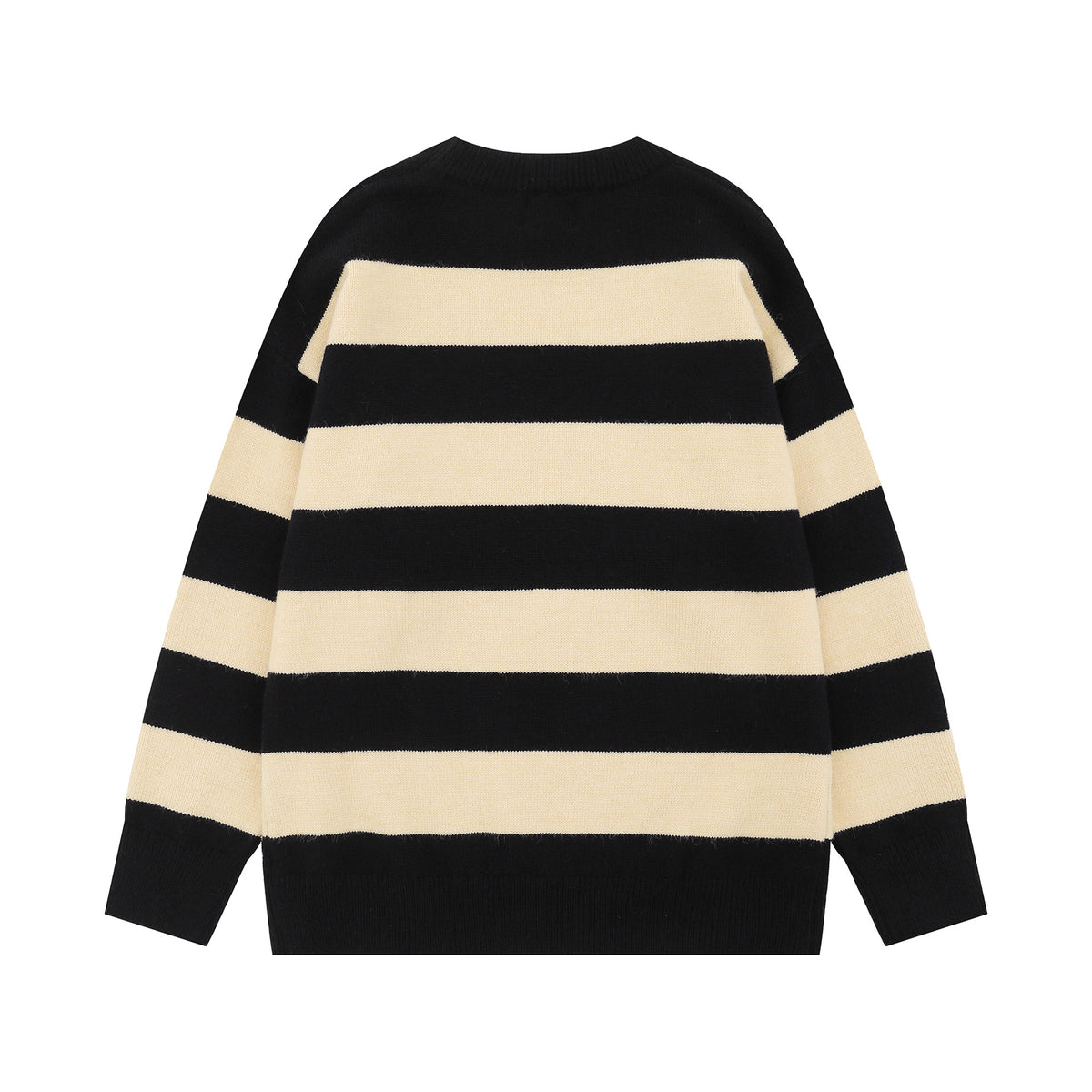 Striped design sweater