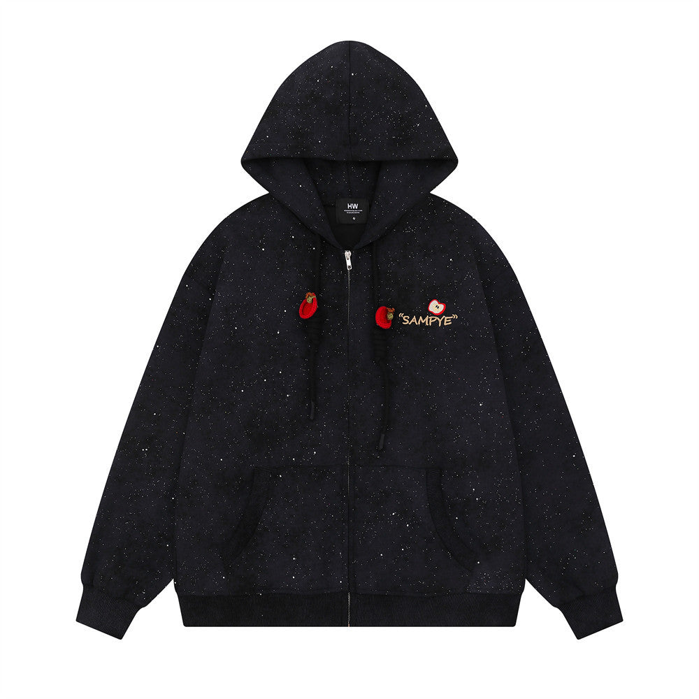 Starry Sky hooded jacket