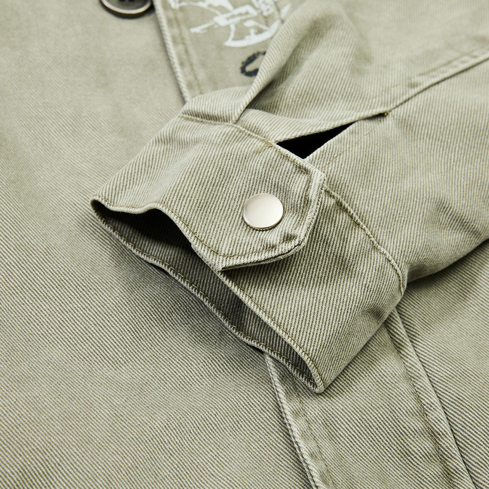 Old collar workwear jacket