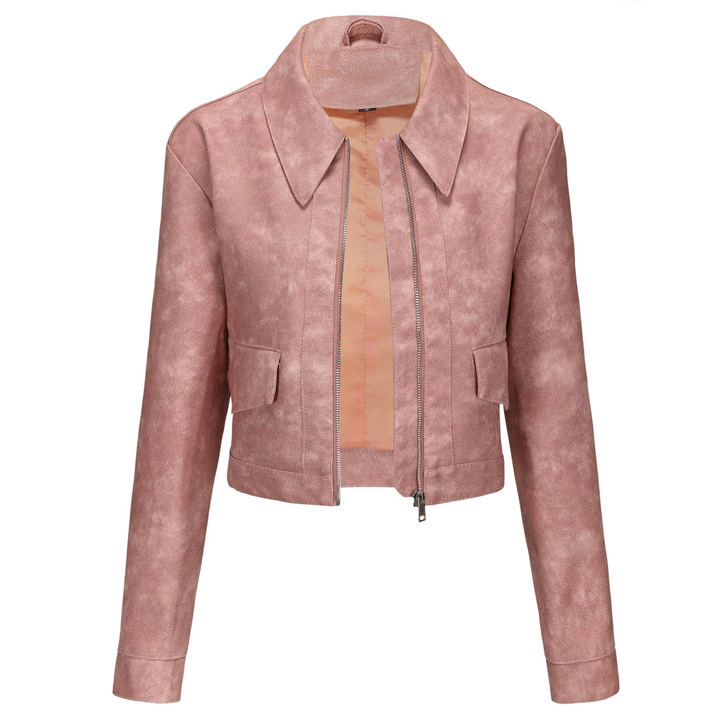 Long sleeved lapel jacket