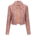 Long sleeved lapel jacket
