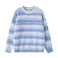 Tie dye gradient striped sweater
