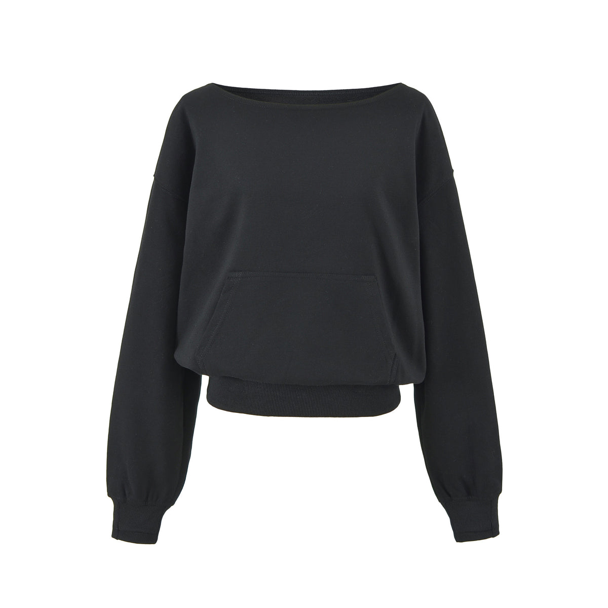 Casual Long Sleeve Off-Shoulder Sweatshirt