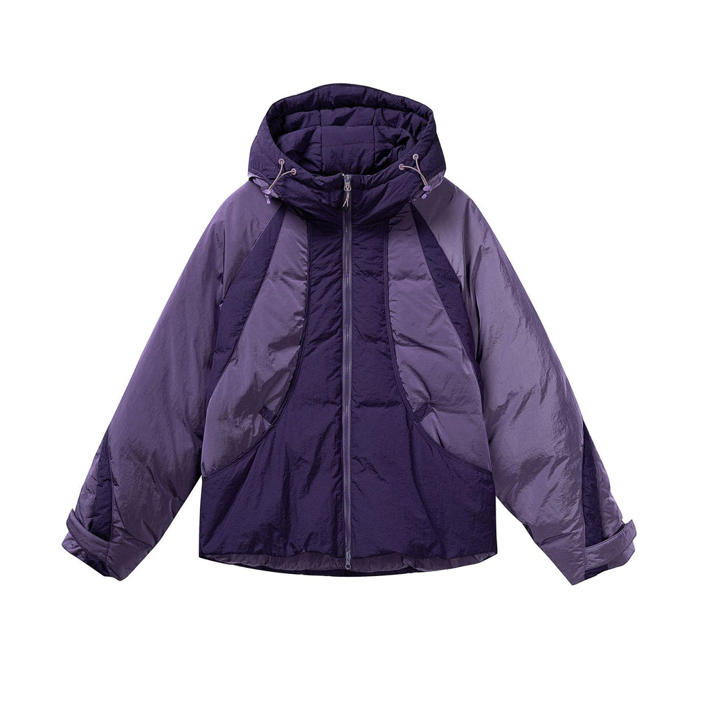 hooded down jacket