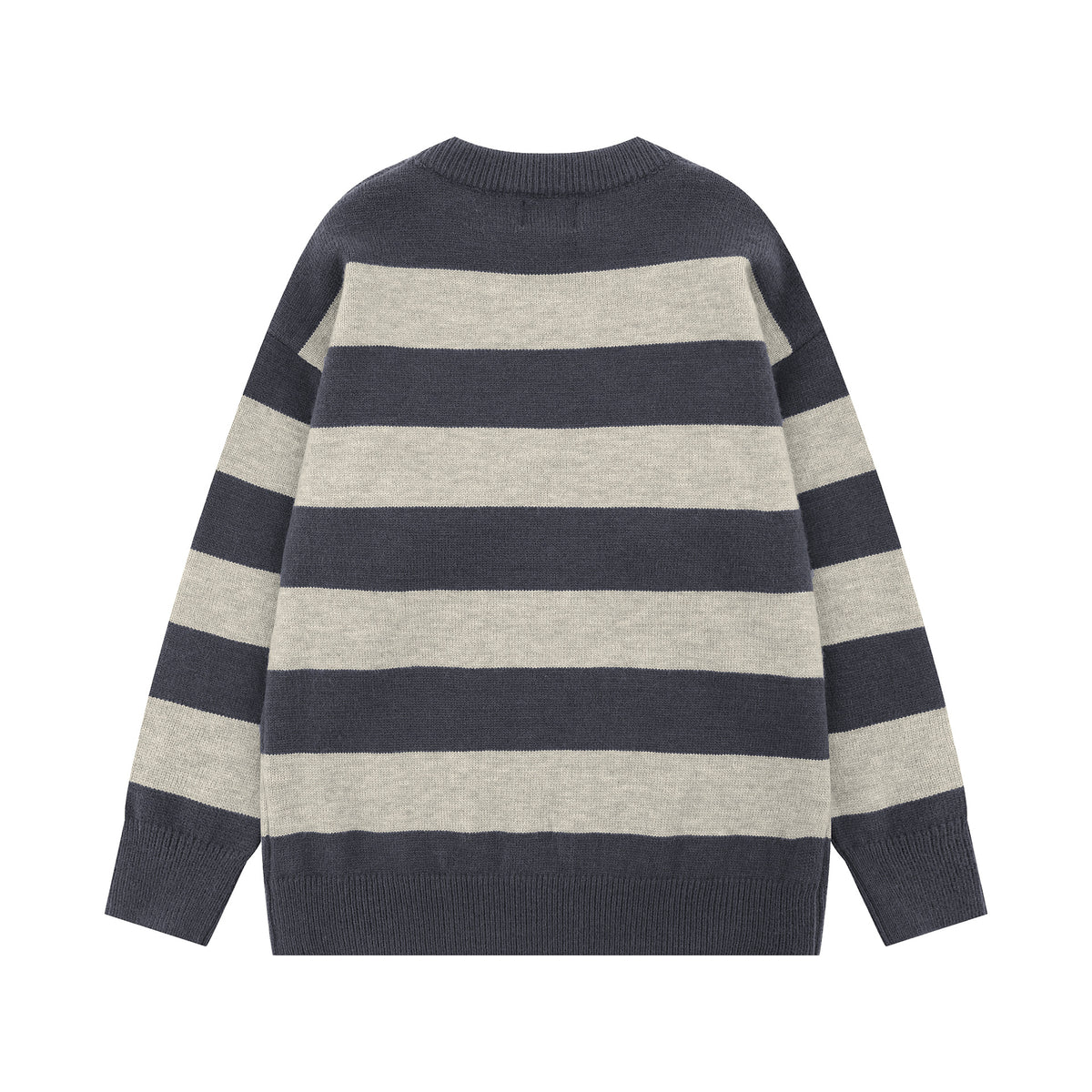 Striped design sweater