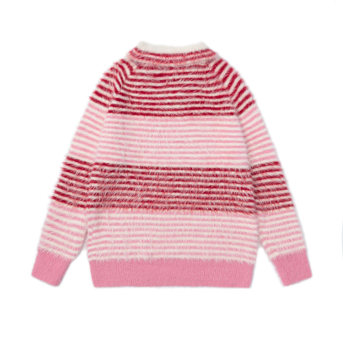 V-neck jacquard sweater