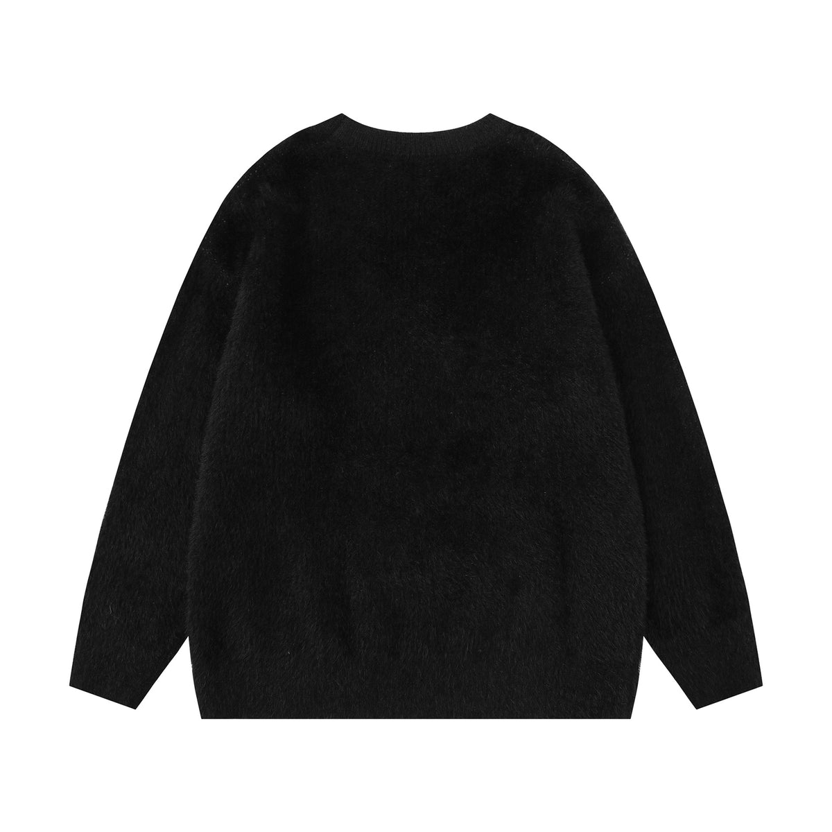 Tomato patterned jacquard sweater