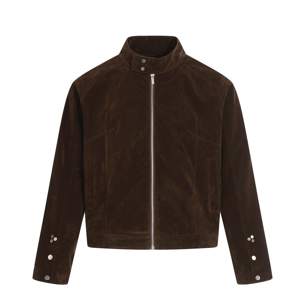 Standing collar pilot jacket