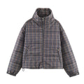 Plaid cotton jacket