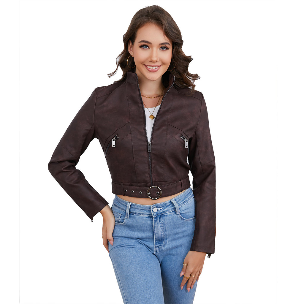 Long sleeved zipper jacket