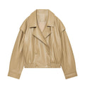 Long sleeved lapel jacket