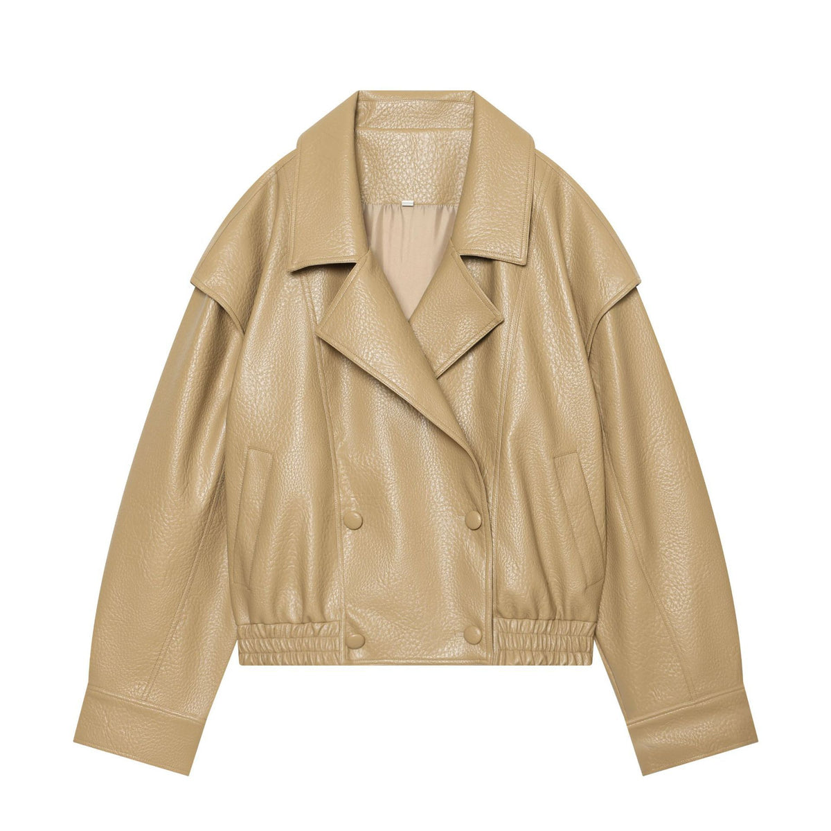 Long sleeved lapel jacket
