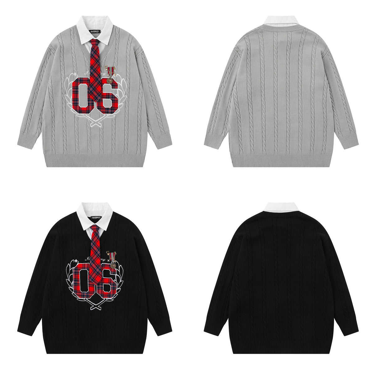 Pattern Fried Dough Twists texture sweater