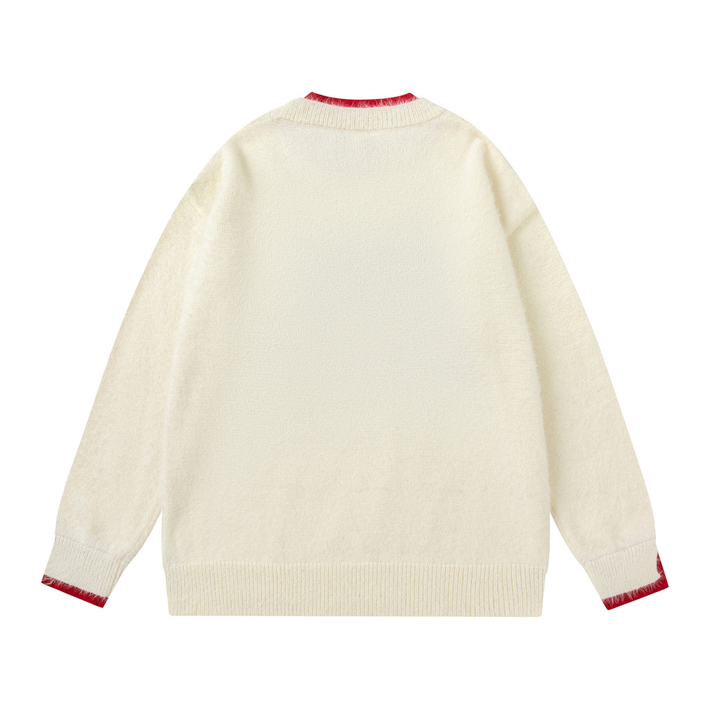 Gradient Strawberry Love Sweater