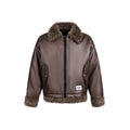 PU fur integrated jacket