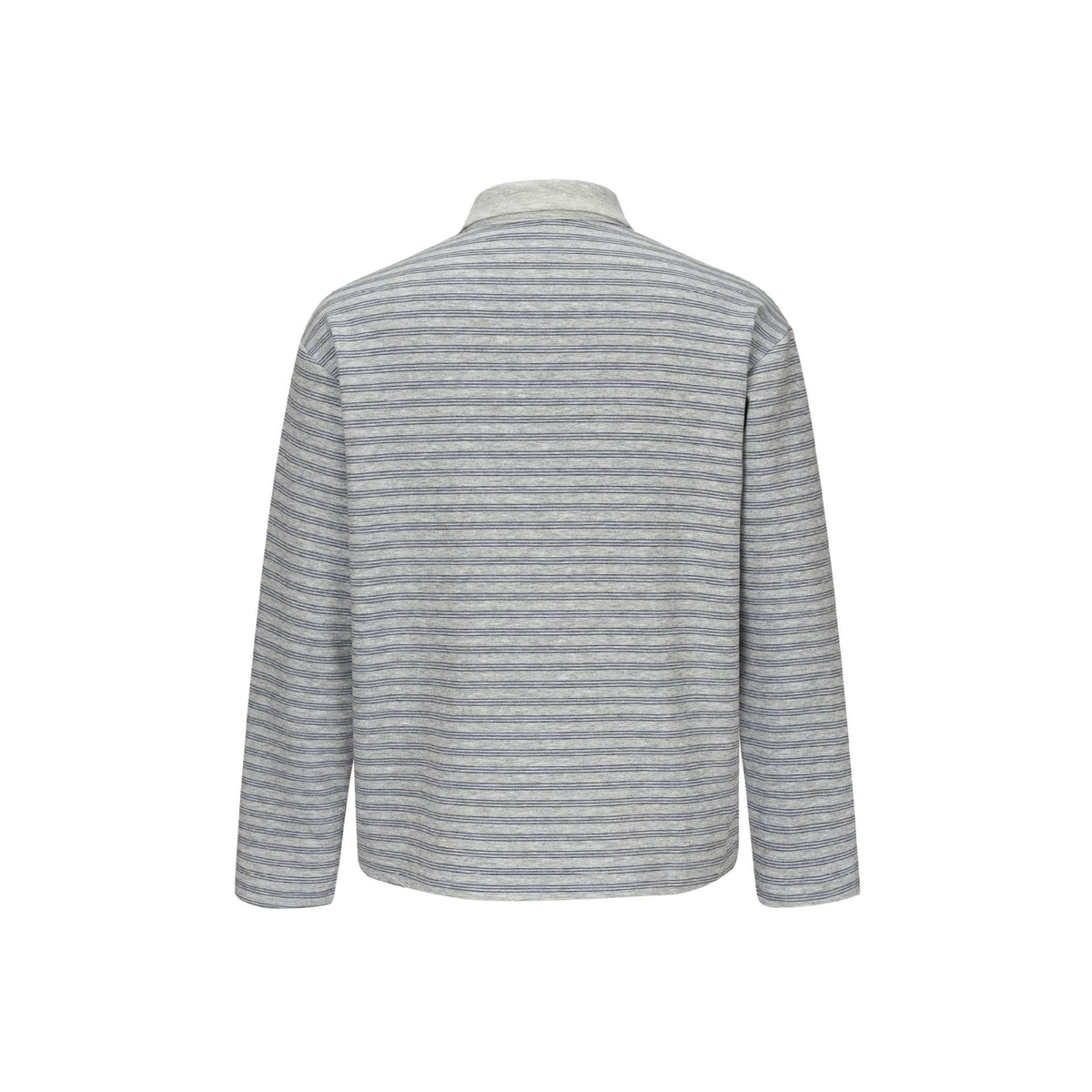 Button-Down Turn-Down Collar Long Sleeve Regular Fit Men's Casual Basic Vintage Polo Shirt
