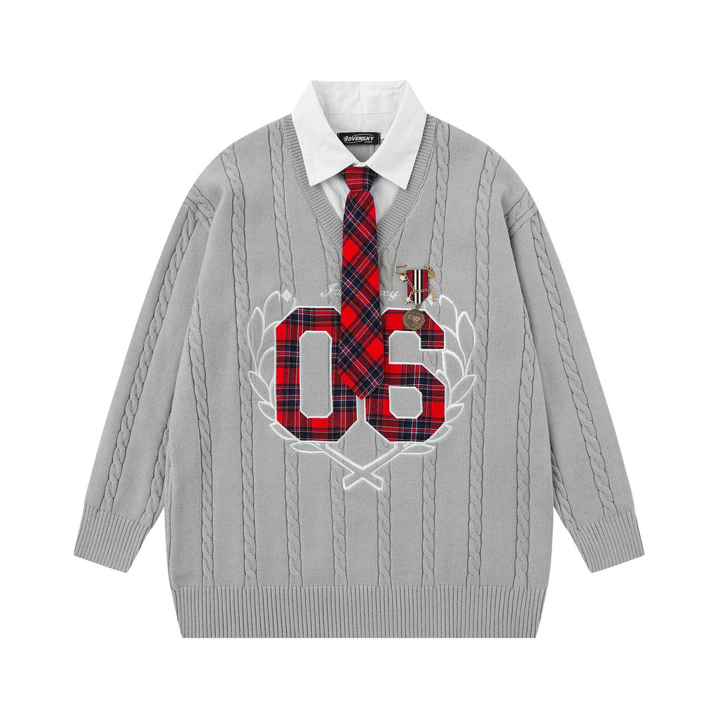 Pattern Fried Dough Twists texture sweater