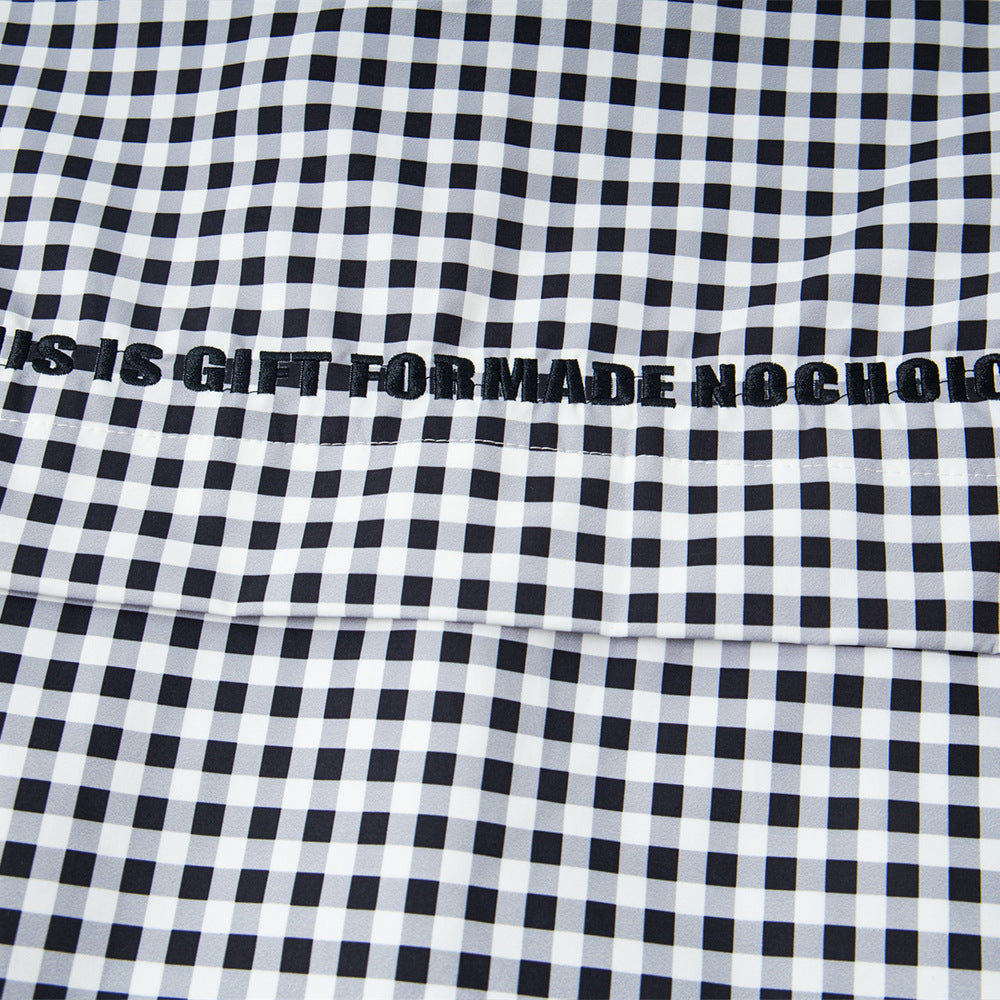 Loose hooded jacket