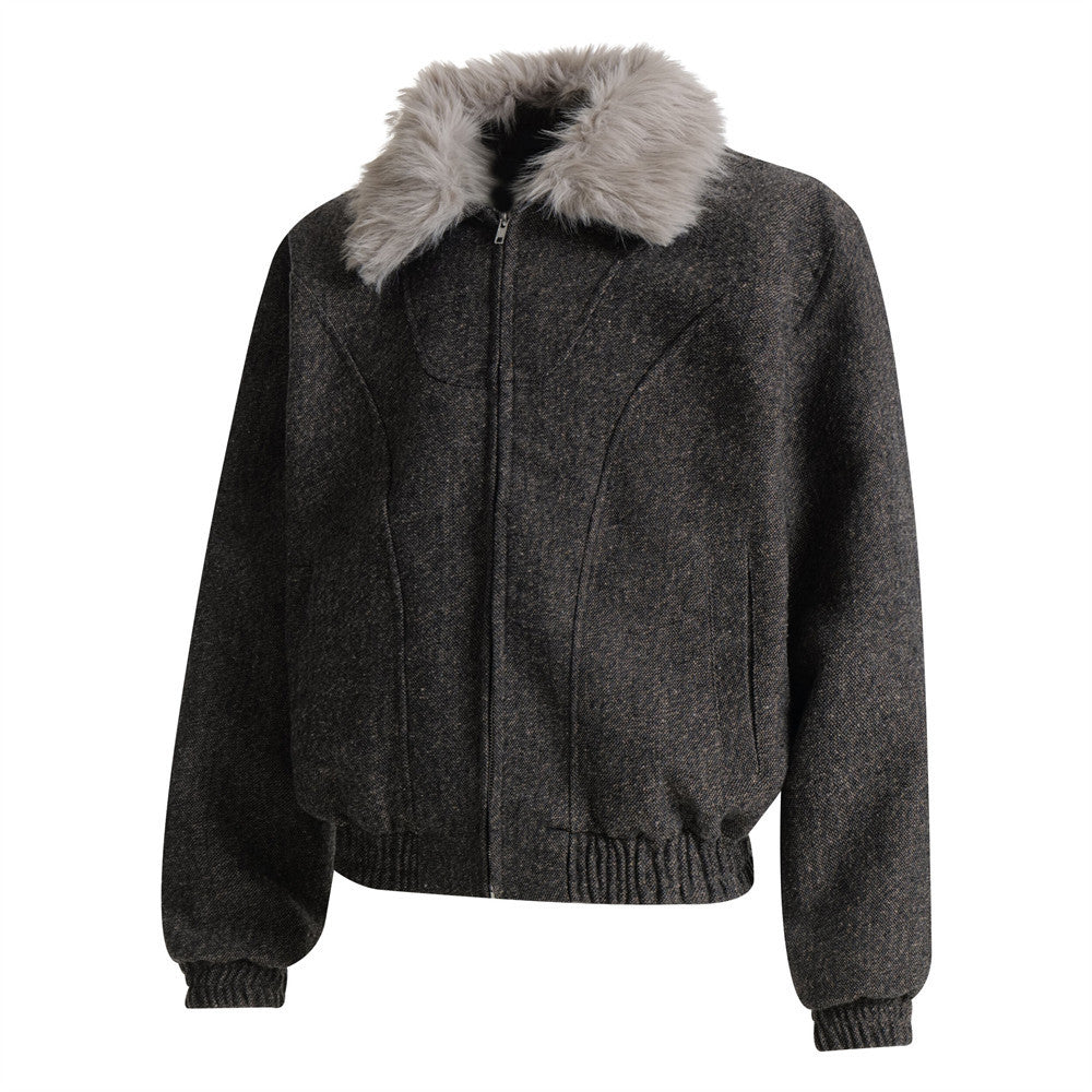 Mao collar and lapel jacket