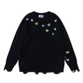 Butterfly Flower Decorative Sweater