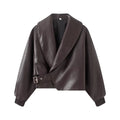 Long sleeved lapel jacket