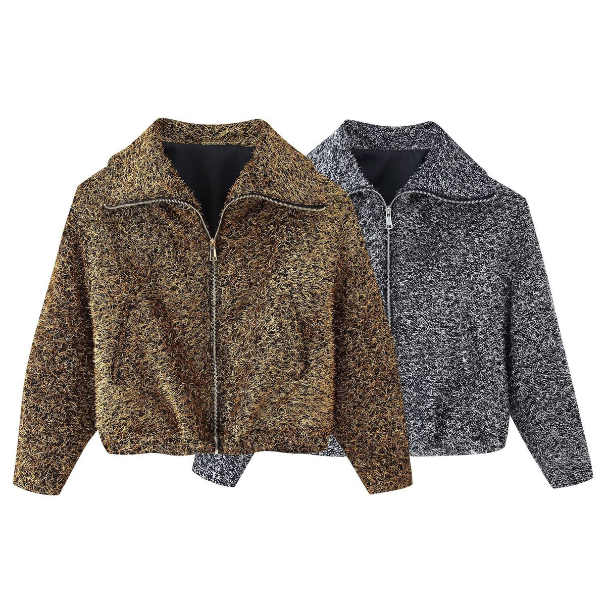 Metal wire long sleeved pilot jacket jacket