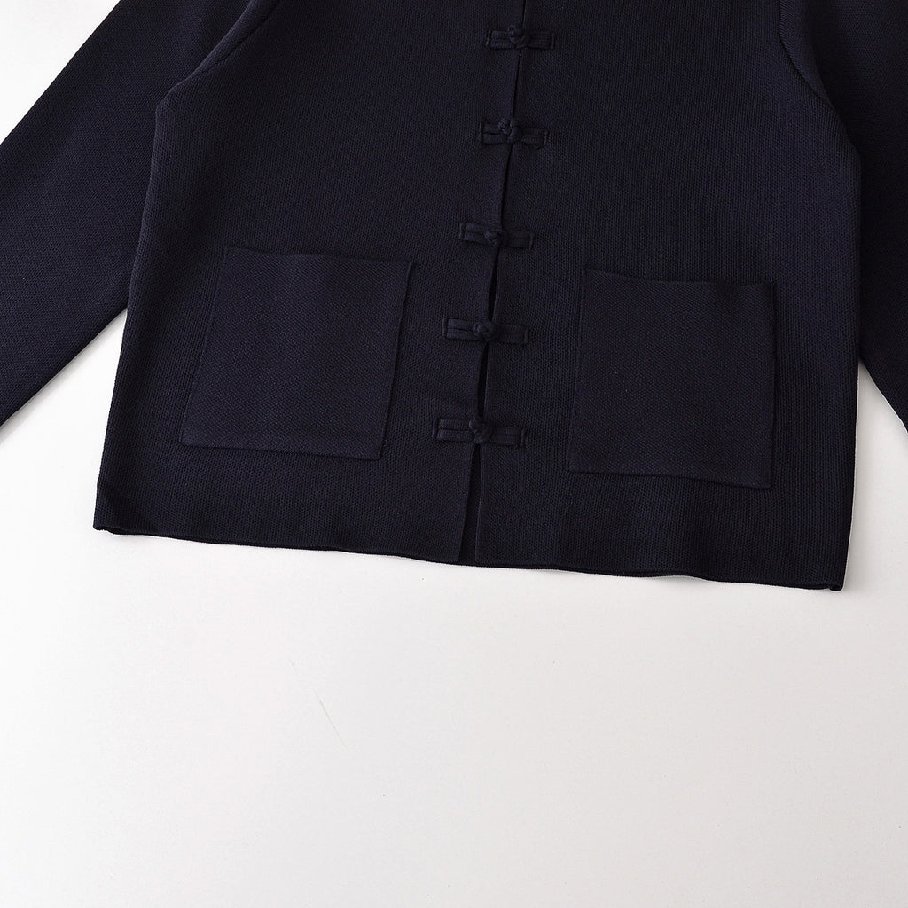 Loose round neck long sleeved sweater