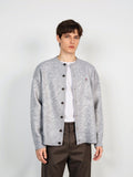 Cardigan round neck sweater