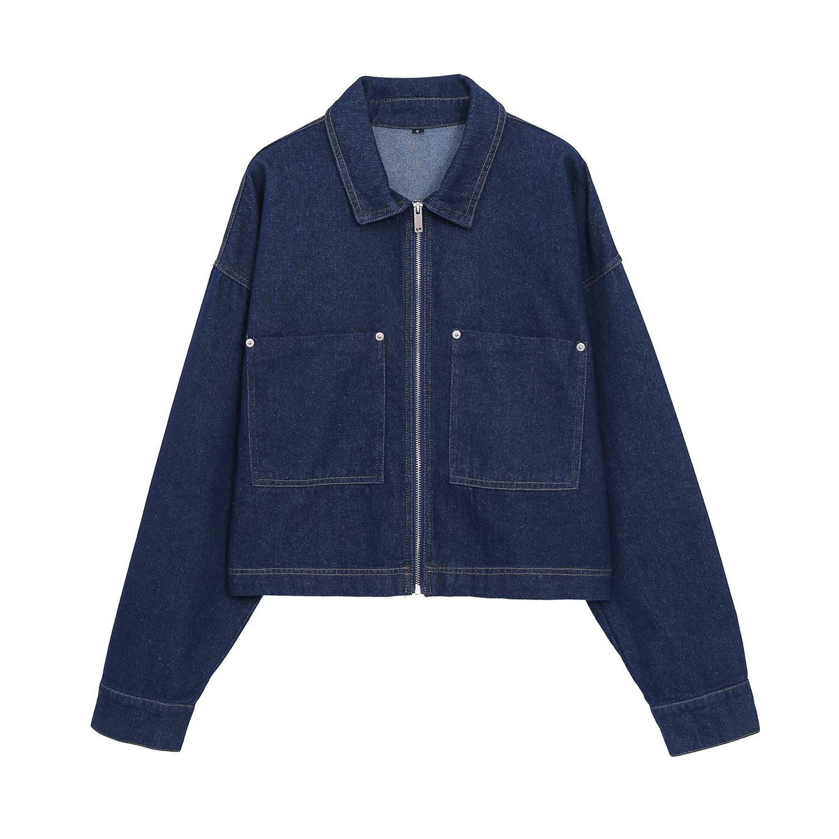 Short zipper jacket and pants