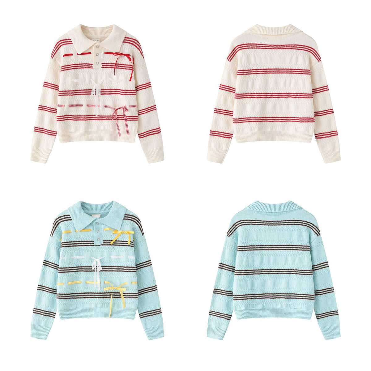 Butterfly tie sweater