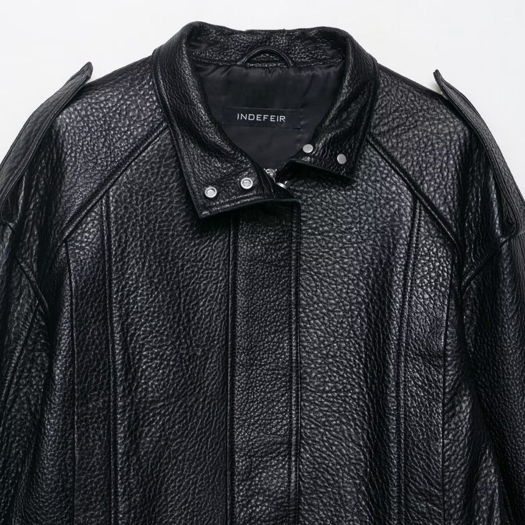 Women's black pilot jacket