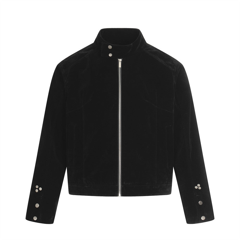 Standing collar pilot jacket