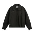 Deconstructing the collar short jacket