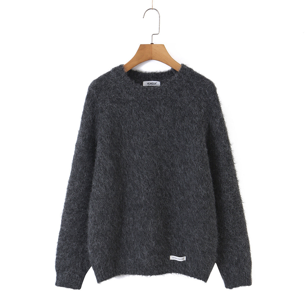 Women's  Loose Round Neck Pullover Sweater