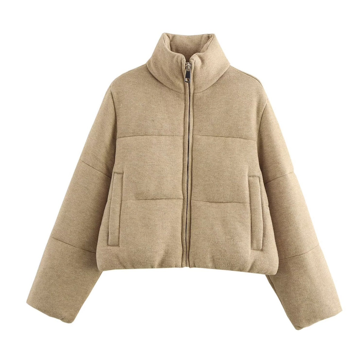 Knitted cotton jacket versatile jacket