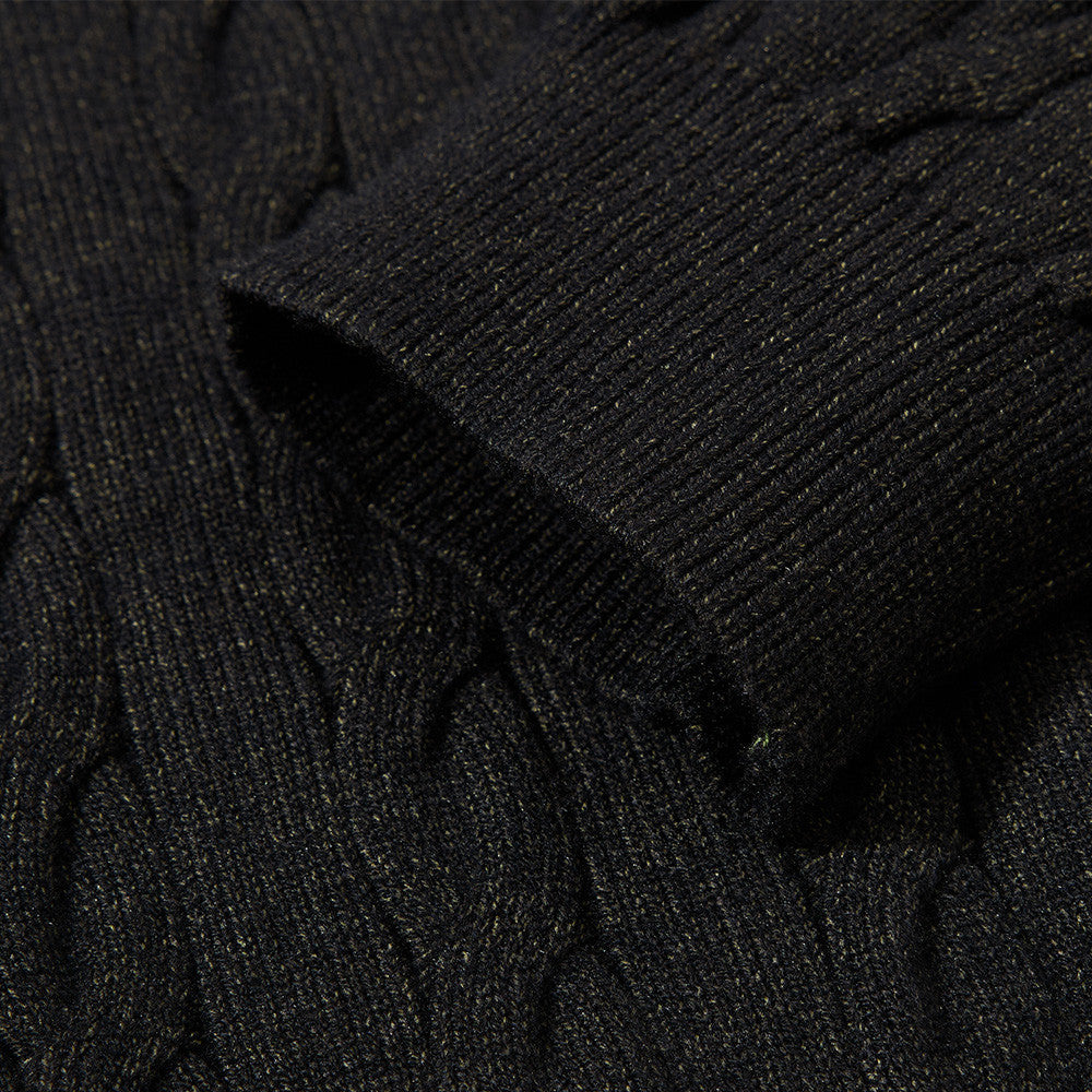 Hooded sweater solid color loose fit