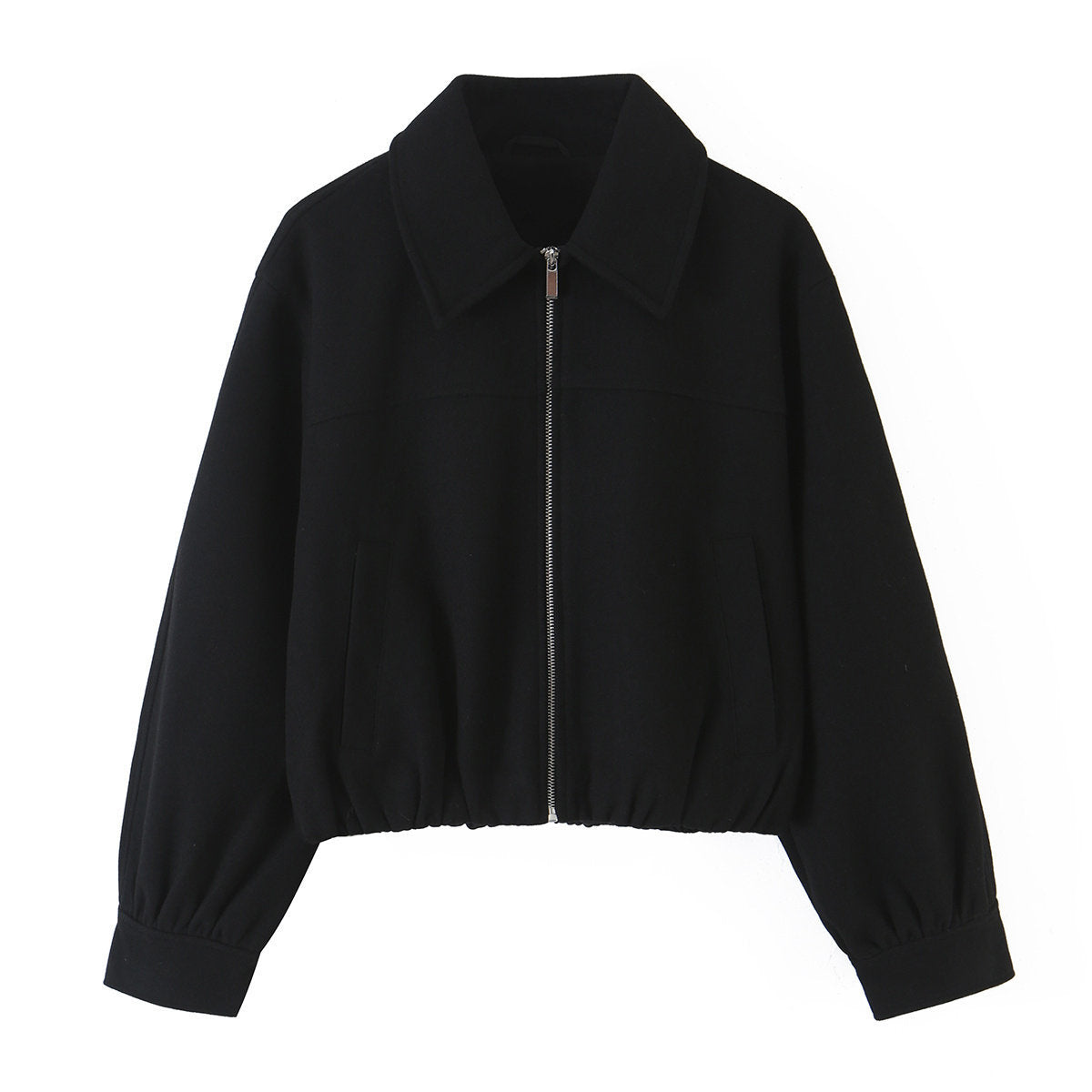 Zipper long sleeved jacket
