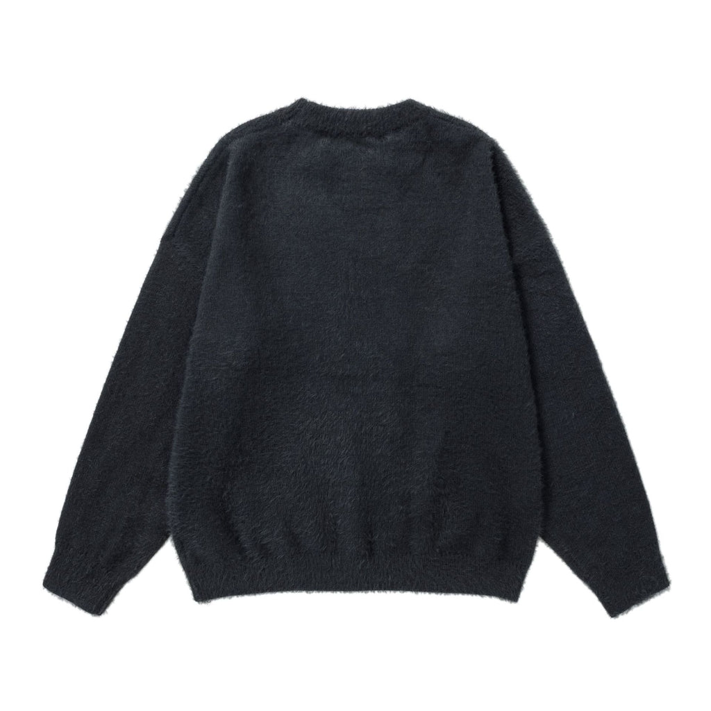 Colorful cat jacquard sweater